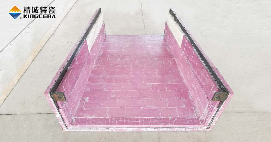 立磨進(jìn)料溜槽_入磨溜槽耐磨襯板