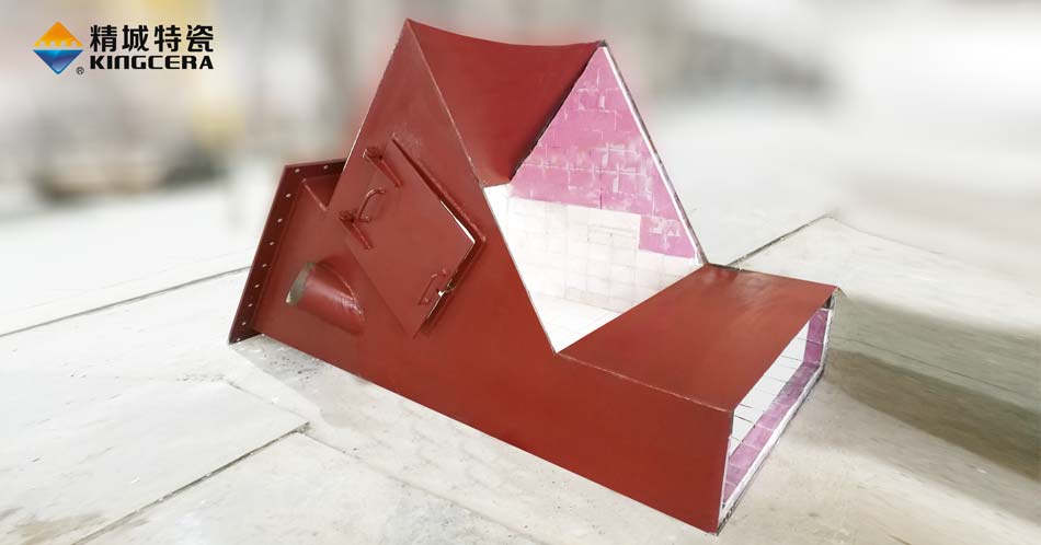 立磨進(jìn)料溜槽_入磨溜槽耐磨襯板