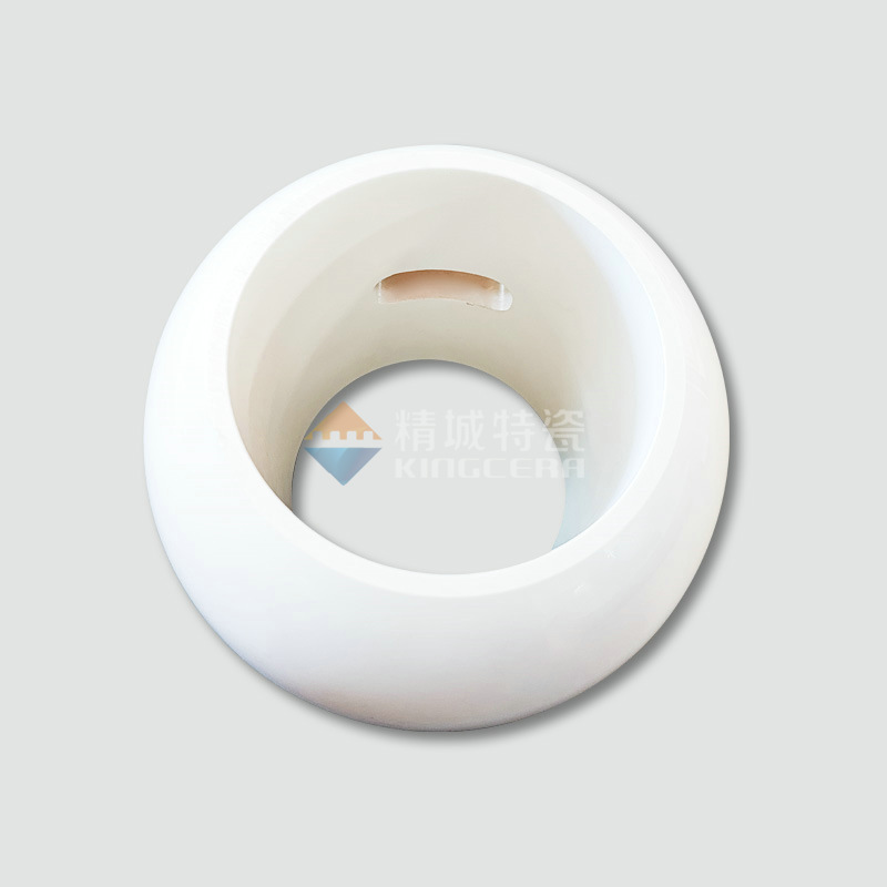 氧化鋁陶瓷球閥芯_Al2O3球體O型球芯